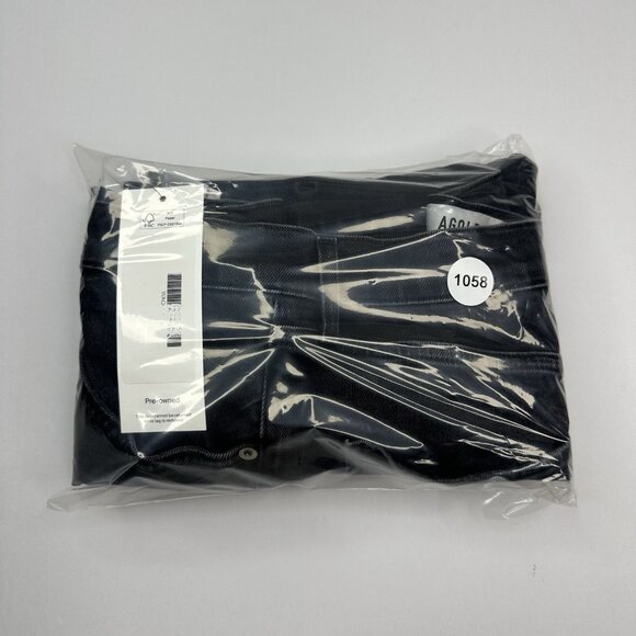 AGOLDE Women Black Pepper Hi-Rise Straight Crop Designer Luxury Jean W32/L26 - Picture 12 of 12